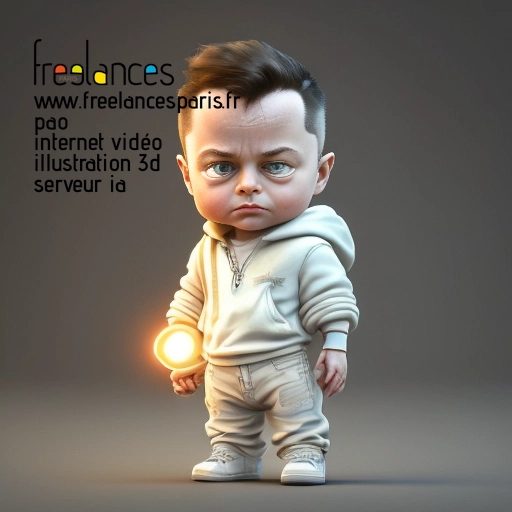 Pao mise en page internet vidéo illustration 3d serveur image IA générative AI freelance paris studio de création magazines 95JGLRS0